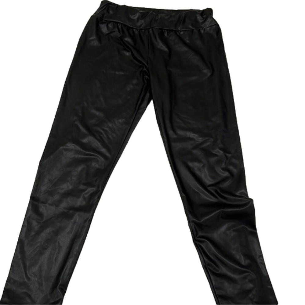 Faux leather leggings - Picture 1 of 3